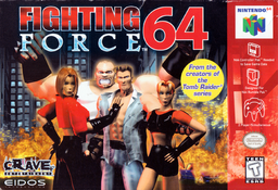 Fighting Force 64 box art for Nintendo 64